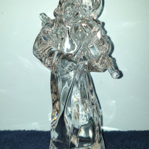 8.25’’ MIKASA Germany Lead Crystal Angelic Violin Angel Figurine - Picture 3 of 11